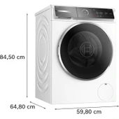 Bosch Serie 8 WGB254A1TR A Enerji Sınıfı 10 kg 1400 Devir Çamaşır Makinesi thumbnail 3