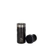 Comfort Therm Paslanmaz Çelik Benekli Siyah Termos Bardak, Mug 350ml - 2