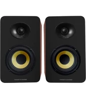 THONET Vander Vertrag Gen 2 HK096-03623 80W RMS Ahşap Bluetooth 5.0 RCA 2.0 Hoparlör thumbnail 2