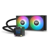THERMALTAKE 240MM LAS240-S CL-W461-PL12SW-A AM5-1851P ARGB LED GÖSTERGELİ SIVI SOĞUTMALI İŞLEMCİ FANI thumbnail 1
