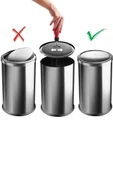 Prima Nova Vita 9 Lt Döner Kapaklı Banyo Mutfak Ofis Çöp Kovası - 4
