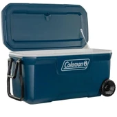 Coleman Xtreme Wheeled 100 QT Tekerlekli Soğutucu Buzluk 94.6 Lt LACİVERT - 1