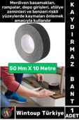 Ultra Güçlü Yapışkan İSG İş Yeri Ev Depo Kaygan Zemin Merdiven Siyah Kaydırmaz Bant 50 Mm X 10 Metre thumbnail 1