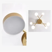 Eaos Siyah Ledli Plafonyer Avize - 4