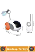 Evcil Hayvan Kedi Fiziksel Gelişm İlgi Çekici Eğlenceli Şarjlı Uzaktan Kumandalı Robot Kedi Oyuncağı thumbnail 7