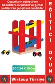 Eğlenceli Eşleştirme Koordinasyon Düşünsel Görsel Gelişim Çocuk Eğitici YARIŞ ARABALI OYUN RAMPASI thumbnail 1