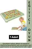Çocuk Hafıza Dikkat Mantıksal Düşünme Sosyalleşme Beceri Geliştiren Eğitici Hafıza Eşleştirme Oyunu thumbnail 1
