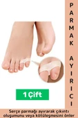 Günlük Konforlu Baskı Rahatsızlık Şekil Bozukluğu Gideren Estetik Silikon Ayak Serçe Parmak Ayırıcı - 1