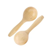 Jwin JWM-109 Saplı Gerçek Ağaç  Kaliteli Marakaş Orff - Ritim Aleti Seti - Natural - 4
