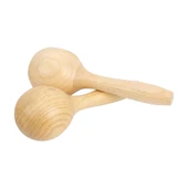 Jwin JWM-109 Saplı Gerçek Ağaç  Kaliteli Marakaş Orff - Ritim Aleti Seti - Natural - 2