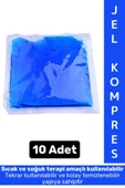 Hızlı Etki Soğutucu Yıkanıp Tekrar Kullanılabilir Sıcak Soğuk Jel Kompres Buz Paketi Termojel 10 Adt - 1