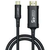 Acefast USB-C to HDMI 4K HDR Destekli 1.8 Metre Video Aktarım Kablosu - C1-10 - 3