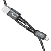 Acefast 30W 1.2 Metre USB-C to Ligtning Apple MFI Lisanslı Type-C iPhone Uyumlu Şarj Data Kablosu - C1-02 - 3
