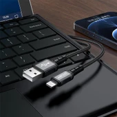 Acefast 30W 1.2 Metre USB-C to Ligtning Apple MFI Lisanslı Type-C iPhone Uyumlu Şarj Data Kablosu - C1-02 - 2