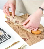 Kendi Desenli Sunum Kağıdı 50'li Vintage Gazete Desen Karışık 35X25 cm 3 Farklı Model thumbnail 5