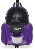 Arnica Pika Mor Toz Hazneli Elektrikli Süpürge, 2.5 L Hazne, 750 W, AFS Filtre, Mor thumbnail 4