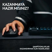 Logitech G PRO X Superlight 2 Lighspeed Kablosuz Oyuncu Mouse - Beyaz 910-006639 - 5