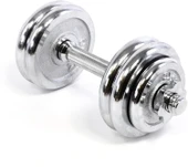 CKSpor 2 Adet 15 Kg Krom Dumbell Seti Çantalı Döküm Plaka Dambıl Seti  CKS15 - 5