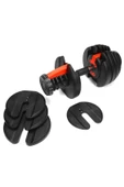 CKSpor 40 Kg Ayarlanabilir Dambıl Seti Mekanizmalı Ayarlanır Kilogramlı  Dambıl - 2