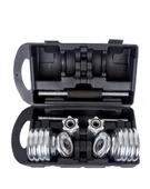 CKSpor 2 Adet 15 Kg Krom Dumbell Seti Çantalı Döküm Plaka Dambıl Seti  CKS15 - 2