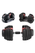 CKSpor 40 Kg Ayarlanabilir Dambıl Seti Mekanizmalı Ayarlanır Kilogramlı  Dambıl - 3