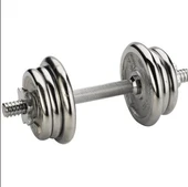 CKSpor 2 Adet 15 Kg Krom Dumbell Seti Çantalı Döküm Plaka Dambıl Seti  CKS15 - 11