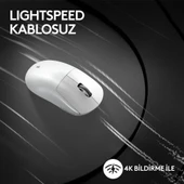 Logitech G PRO X Superlight 2 Lighspeed Kablosuz Oyuncu Mouse - Beyaz 910-006639 - 3