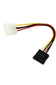 harry PSU Molex Sata Çevirici, Kasa içi HDD/DVD/SSD 4 pin Molex to Sata Power Güç Kablosu thumbnail 2