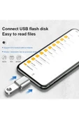 harry Tüm Type-c Olan Cihazlara Uyumlu Type-c To Usb 3.0 Veri Aktarımı Macbook Flash Bellek Mouse Çevirici thumbnail 7