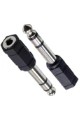 harry 5 Adet 3.5 Mm 6.3 Mm Jack Çevirici Piyano Için Kulaklık Çevirici thumbnail 3