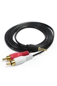 harry 1.5 Metre Stereo 3.5mm To 2 Rca Kablo Aux 5+1 Ses Sistemi - 1.5m thumbnail 2