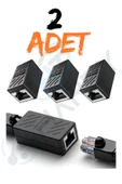 harry 2 Adet Rj45 Dişi Dişi Cat5/cat6/7/8 Ethernet Lan Ağı Birleştirici Ara Aparatı thumbnail 1