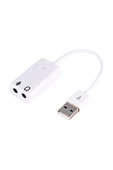 harry Tak Çalıştır Usb Ses Kartı Çevirici 7+1 Dönüştürücü Laptop Harici Ses Kartı thumbnail 4