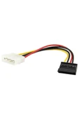 harry PSU Molex Sata Çevirici, Kasa içi HDD/DVD/SSD 4 pin Molex to Sata Power Güç Kablosu thumbnail 1