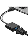 harry Tablet Projeksiyon Notebook Uyumlu Hdmi To Vga Kablo Siyah thumbnail 2
