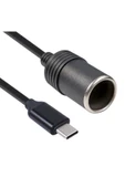 harry Type-c 5 Volt to 12 Volt Çakmak Fişe Çeviri Type-C yi Oto Çakmak Fişe Çevirir - 1