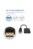 harry Displayport To VGA Uyumlu Çevirici Dönüştürücü Adaptör Dp To Vga Pc Dizüstü Hdtv Monitör thumbnail 8