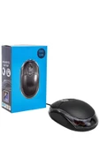 harry Tak Çalıştır 800 Dpı Kırmızı Optik Işıklı Kablolu Mouse 1.1 Metre Kablolu 3 Buton Tuşlu Mouse thumbnail 4