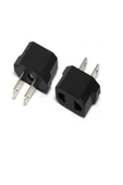 harry 2 Adet 1,Kalite Türk Fişi - Amerika Fişi Çevirici Amerikan Fiş Dönüştürücü Seyahat Adaptörü thumbnail 2