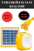 harry SOLAR PANELLİ ŞARJLI IŞILDAK AYDINLATMA SET-POWERBANK ÖZELLİKLİ HER ALANDA KULLANIM thumbnail 1