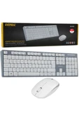 harry KM-6063 BEYAZ/GRİ KABLOSUZ Q MULTIMEDYA KLAVYE+MOUSE SET thumbnail 2