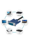 harry 3 Metre Orjinal Monitör Ekran Vga Kablosu Pc Lcd Monitör Bağlantı 3m - 4