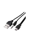 harry Mp3 Mp4 Müzik Kutusu Usb Şarj Ve 3.5mm Aux Kablosu To 5 Pin Mini Çevirici Dönüştürücü Adaptör - 1