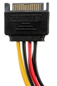 harry 18 Awg Sata Çoklayıcı 15 Pin 1 Erkek 2 Dişi 2 Port Çoklayıcı Y Splitter Hdd Bağlantı Kablosu - 5