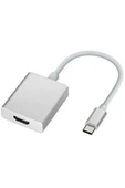 harry Macbook ve Type c Girişli Cihazlar için Type C Usb 3.1 To Hdmi Çevirici Dönüştürücü Adaptör thumbnail 1