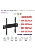 harry AXEN Televizyon ile Uyumlu Kilitli Lcd Askı Aparatı Sabit 32'' 37'' 42'' 43'' 49'' 50" Inch Inç thumbnail 1