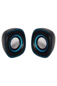 harry Telefon-Tablet-Bilgisayar ile Uyumlu 1+1 Oval Model Mini Usb Hoparlör-Speaker (2*3 WATT) 80dB - 1