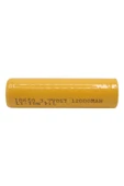 harry 2 Adet 3.7 Volt 12000 Mah 18650 Başlıklı Pil Şarj Edilebilir PİL Li-ion (Lityum İyon) FENER PİLİ - 5