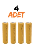 harry 4 Adet 3.7 Volt 12000 Mah 18650 Başlıklı Pil Şarj Edilebilir PİL Li-ion (Lityum İyon) FENER PİLİ thumbnail 1