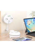 harry 3'Lü 1.5 Metre Makaralı Akım Korumalı 2500 Watt Çocuk Korumalı 3 Usb 1 Type c Girişli Üçlü Priz thumbnail 2